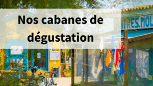 Nos cabanes de dégustation
